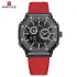 NAVIFORCE 9216 dual display luxury Silicon men quartz wristwatch wholesale original Waterproof multifunction sports wrist watch
