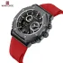 NAVIFORCE 9216 dual display luxury Silicon men quartz wristwatch wholesale original Waterproof multifunction sports wrist watch