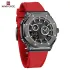 NAVIFORCE 9216 dual display luxury Silicon men quartz wristwatch wholesale original Waterproof multifunction sports wrist watch