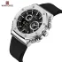 NAVIFORCE 9216 dual display luxury Silicon men quartz wristwatch wholesale original Waterproof multifunction sports wrist watch