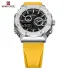 NAVIFORCE 9216 dual display luxury Silicon men quartz wristwatch wholesale original Waterproof multifunction sports wrist watch