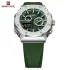 NAVIFORCE 9216 dual display luxury Silicon men quartz wristwatch wholesale original Waterproof multifunction sports wrist watch