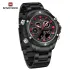 NAVIFORCE 9217 Watches Mens Luxury LCD Analog Digital Stainless Steel Man Wristwatch Casual Quartz Luminous Male Clock