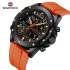NAVIFORCE 9221 Sports Waterproof LCD Digital Display Man Clock Trend Casual Comfortable TPU Strap Luminous Quartz Men Watch