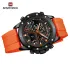 NAVIFORCE 9221 Sports Waterproof LCD Digital Display Man Clock Trend Casual Comfortable TPU Strap Luminous Quartz Men Watch