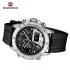 NAVIFORCE 9221 Sports Waterproof LCD Digital Display Man Clock Trend Casual Comfortable TPU Strap Luminous Quartz Men Watch