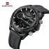 NAVIFORCE 9223 Casual Wild Silicone Strap Man's Wristwatch Luminous Sports Water Resistant Dual Display Quartz Watches for Men