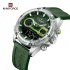 NAVIFORCE 9223 Casual Wild Silicone Strap Man's Wristwatch Luminous Sports Water Resistant Dual Display Quartz Watches for Men