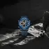 NAVIFORCE 9225 Dual Display Quartz Analog Digital Wristwatch for Men Genuine Leather Strap Water Resistant Man Watch