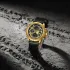 NAVIFORCE 9225 Dual Display Quartz Analog Digital Wristwatch for Men Genuine Leather Strap Water Resistant Man Watch