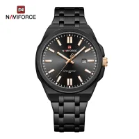 NAVIFORCE 9226 Brand Original Men Watch Stainless Steel Strap Business Waterproof Quartz Wristwatch