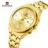 NAVIFORCE 9226 Brand Original Men Watch Stainless Steel Strap Business Waterproof Quartz Wristwatch