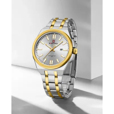 NAVIFORCE 9226 Brand Original Men Watch Stainless Steel Strap Business Waterproof Quartz Wristwatch