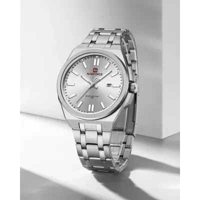NAVIFORCE 9226 Brand Original Men Watch Stainless Steel Strap Business Waterproof Quartz Wristwatch