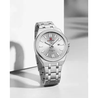 NAVIFORCE 9226 Brand Original Men Watch Stainless Steel Strap Business Waterproof Quartz Wristwatch
