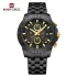 NAVIFORCE 9227 Men's Watches Sport Chronograph Quartz Calendar Man's Wristwatches Stainless Steel Waterproof Clock Male