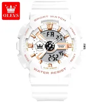 OLEVS 1102 elegant digital watch original Silicone band night light Multi function in stock sports wrist watch