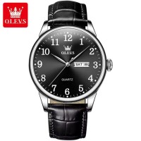 OLEVS 5535 Business Watch for Men Top Brand Luxury Quartz Man Wristwatch Simple Original Stainless Steel Waterproof Men's Watches