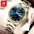 OLEVS 5563 Quartz Men Watch Luxury Brand 2023 New Diamond Mens Watches Weekly Calendar Display 3ATM Waterproof