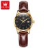 OLEVS 6898 PU Strap Waterproof Watch for Women Quartz Super-thin Fashion Women Wristwatches Luminous Calendar