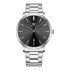 OLEVS 701 Simple Quartz Watch Stainless Steel Watchband Round-dial Calendar