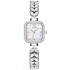 OLEVS 9987 Original Quartz Watch for Women Diamond Mermaid Stainless steel Wristwatch Luxury Square Diamond Dial Ladies' Watches