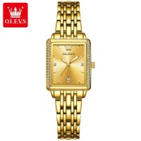 OLEVS 9995 Women's Watches Luxury Golden Stainless Steel Woman Watch Luminous Waterproof Quartz Wrist Watch Fashion Watches for Women