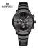 NAVIFORCE NF8076 Stainless Steel Fashion Casual Business Chronograph Luminous Date Display Quartz Watch For Men - Black
