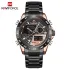 NAVIFORCE NF9171 Business Men Watch Quartz Digital Male Clock Military Sport Stainless Steel Top Brand Luxury Blue Man Wristwatch