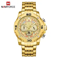 NAVIFORCE NF9175 Popular Classic Men's Quartz Multifunction Watches Casual Fashion Wristwatch with 3 Small Dials Chronograph Male Clock