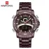 NAVIFORCE NF9181 Watches Men Stainless Steel Sports Male Clock Digital Quartz Military Man LED Wristwatch