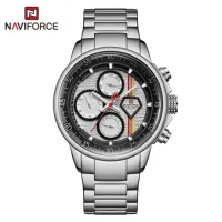 NAVIFORCE NF9184 Fashion Male Quartz Movt Man Watch Luxury Stainless Steel Watch Gift Watch