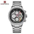 NAVIFORCE NF9184 Fashion Male Quartz Movt Man Watch Luxury Stainless Steel Watch Gift Watch
