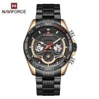 NAVIFORCE NF9185 Men's Watch Luxury Brand Business Casual Quartz Wrist watches Men Waterproof Clock
