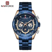NAVIFORCE NF9185 Men's Watch Luxury Brand Business Casual Quartz Wrist watches Men Waterproof Clock