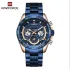 NAVIFORCE NF9185 Men's Watch Luxury Brand Business Casual Quartz Wrist watches Men Waterproof Clock