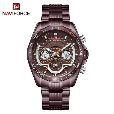 NAVIFORCE NF9185 Men's Watch Luxury Brand Business Casual Quartz Wrist watches Men Waterproof Clock