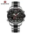 NAVIFORCE NF9195 Luxury Classic Men Watch Quartz Digital Male Clock Military Sport Stainless Steel Man Wristwatch