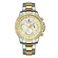 NAVIFORCE NF9196 Men Wristwatch Waterproof Man Watch Stainless Steel Sport Military Quartz Male Clock Gift 