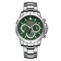 NAVIFORCE NF9196 Men Wristwatch Waterproof Man Watch Stainless Steel Sport Military Quartz Male Clock Gift 