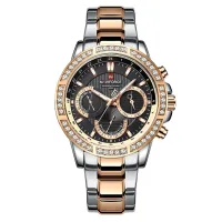 NAVIFORCE NF9196 Men Wristwatch Waterproof Man Watch Stainless Steel Sport Military Quartz Male Clock Gift 