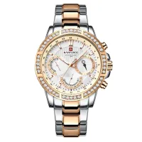 NAVIFORCE NF9196 Men Wristwatch Waterproof Man Watch Stainless Steel Sport Military Quartz Male Clock Gift 