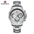 NAVIFORCE NF9196 Men Wristwatch Waterproof Man Watch Stainless Steel Sport Military Quartz Male Clock Gift 