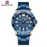 NAVIFORCE NF9198 Man Quartz Calendar Watches Business Casual Men Wristwatch Stainless Steel Military Waterproof Male Clock