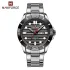 NAVIFORCE NF9198 Man Quartz Calendar Watches Business Casual Men Wristwatch Stainless Steel Military Waterproof Male Clock