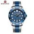 NAVIFORCE NF9198 Man Quartz Calendar Watches Business Casual Men Wristwatch Stainless Steel Military Waterproof Male Clock