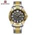 NAVIFORCE NF9198 Man Quartz Calendar Watches Business Casual Men Wristwatch Stainless Steel Military Waterproof Male Clock