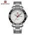 NAVIFORCE NF9198 Man Quartz Calendar Watches Business Casual Men Wristwatch Stainless Steel Military Waterproof Male Clock