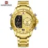 NAVIFORCE NF9199 Top Brand Luxury Men Watch Quartz Digital Male Clock Military Sport Silver Black Stainless Steel Man Wristwatch