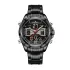 NAVIFORCE NF9201 Men's Watch Alloy Dial Analog LCD Digital Display Sport Waterproof Quartz Wristwatch Date Chronograph Luminous Clock